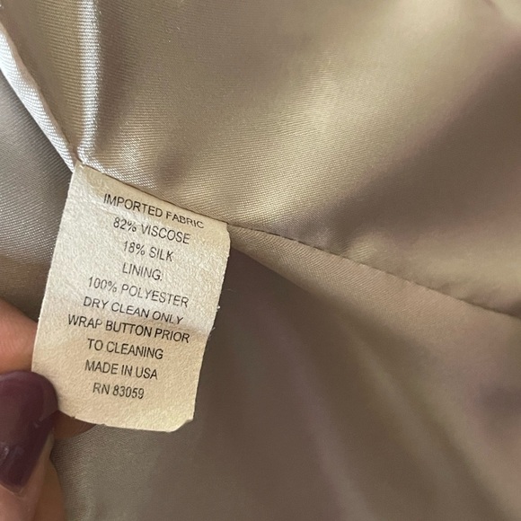 S & D Elegant Velvet Jacket in Rich Purple Sz L - Picture 4 of 4